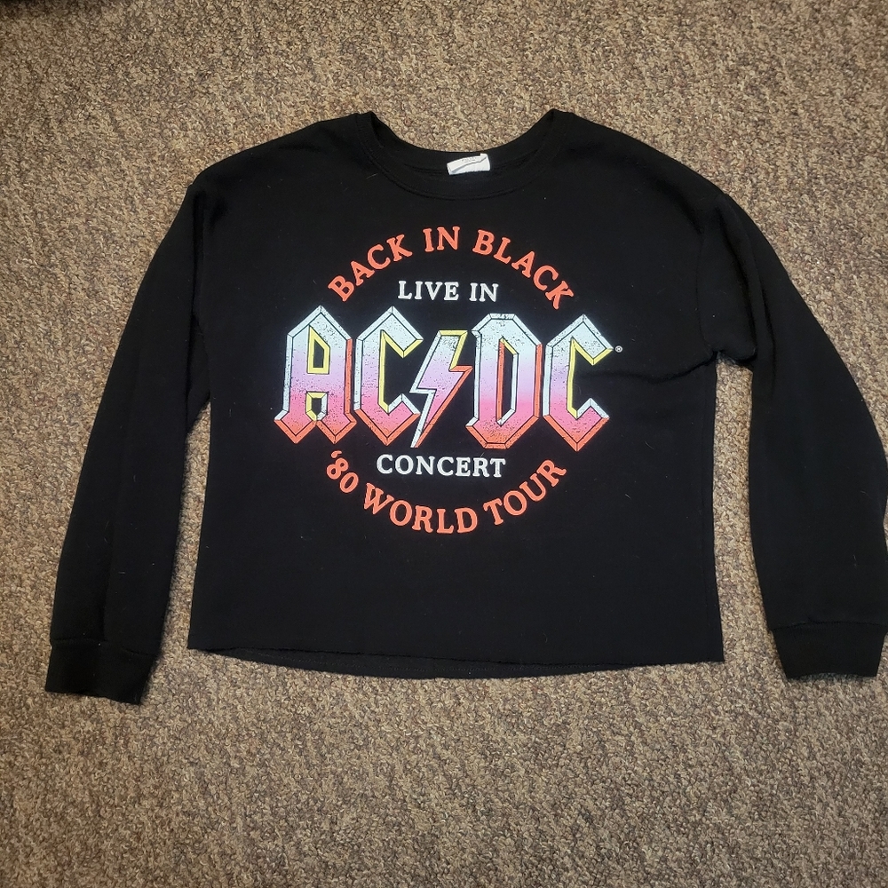 AC/DC Black Logo Tag Tee